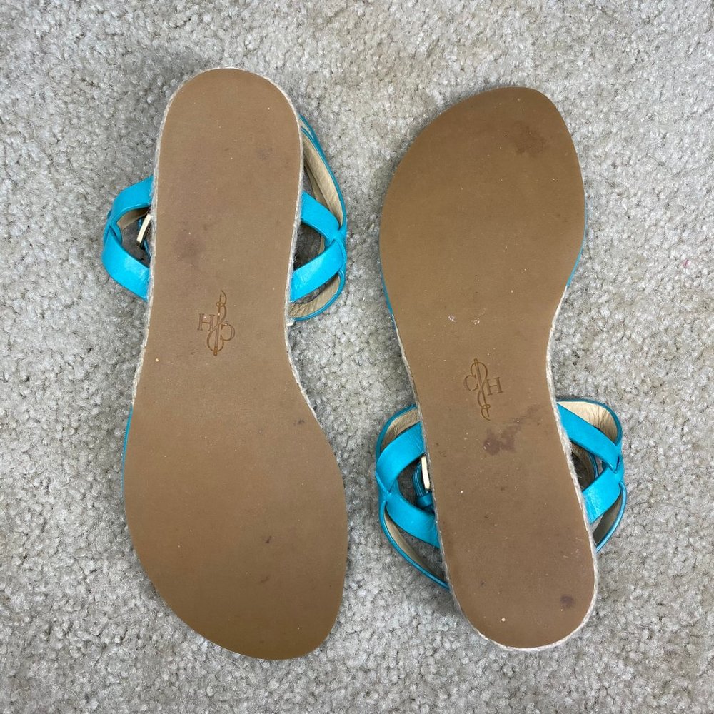 Cole Haan T-Strap Sandal Snake Print Thong 7 - Picture 6 of 9